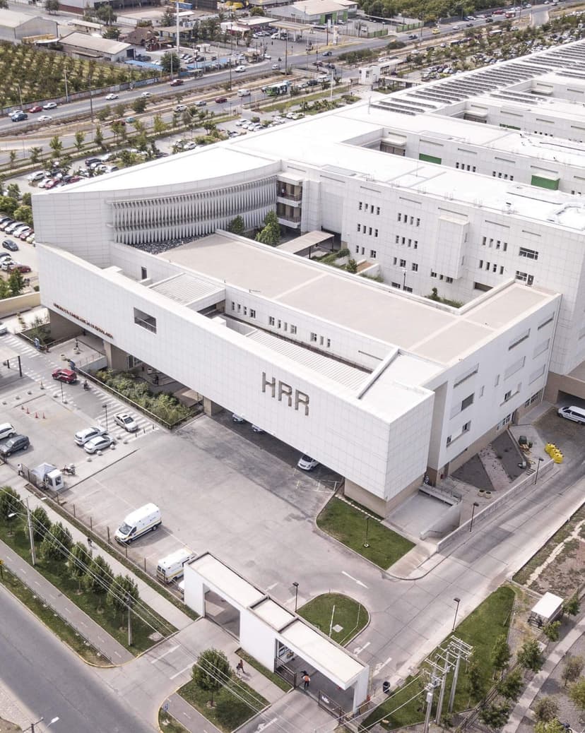 Vista aérea del Hospital Regional de Rancagua